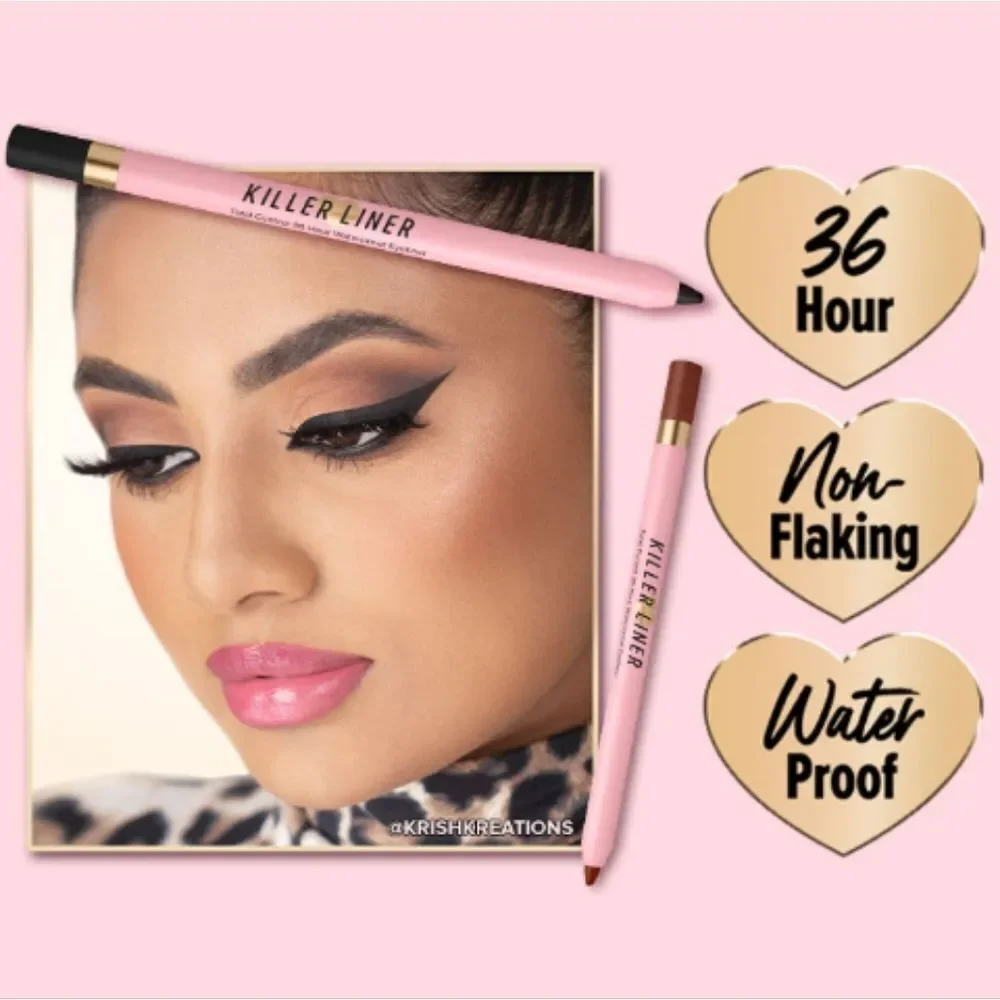 Too Faced Waterproof Gel Eyeliner in Killer Storm (Gray)
